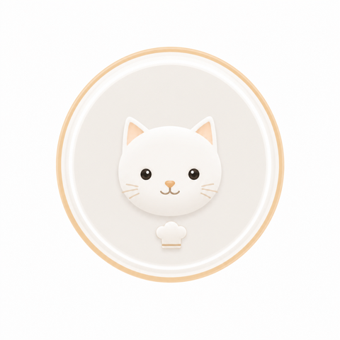 Chef cat medallion