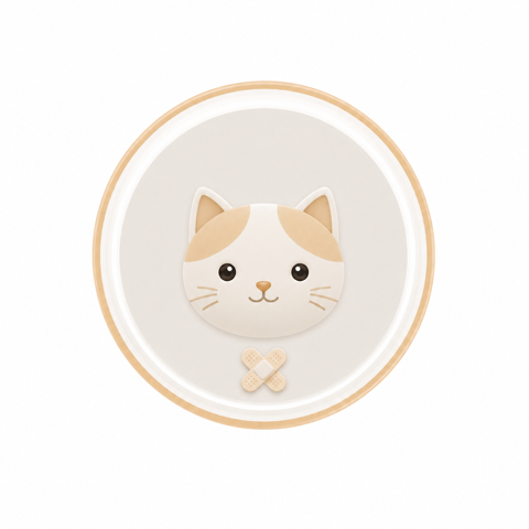 Nurse cat medallion