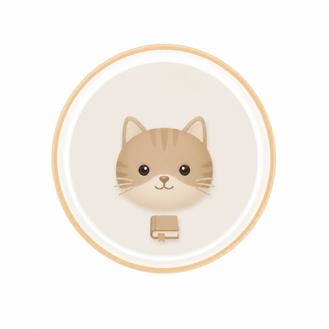 Teacher cat medallion